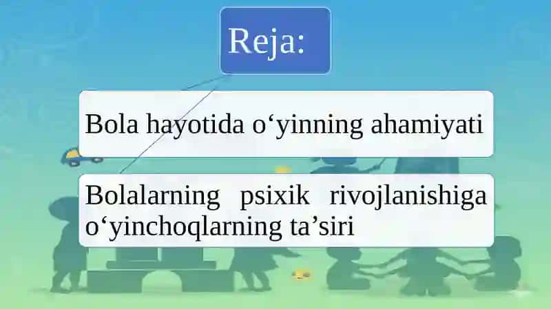MAKTABGACHA YOSHDAGI BOLALARDA O‘YIN FAOLIYATINING XUSUSIYATLARI. 2