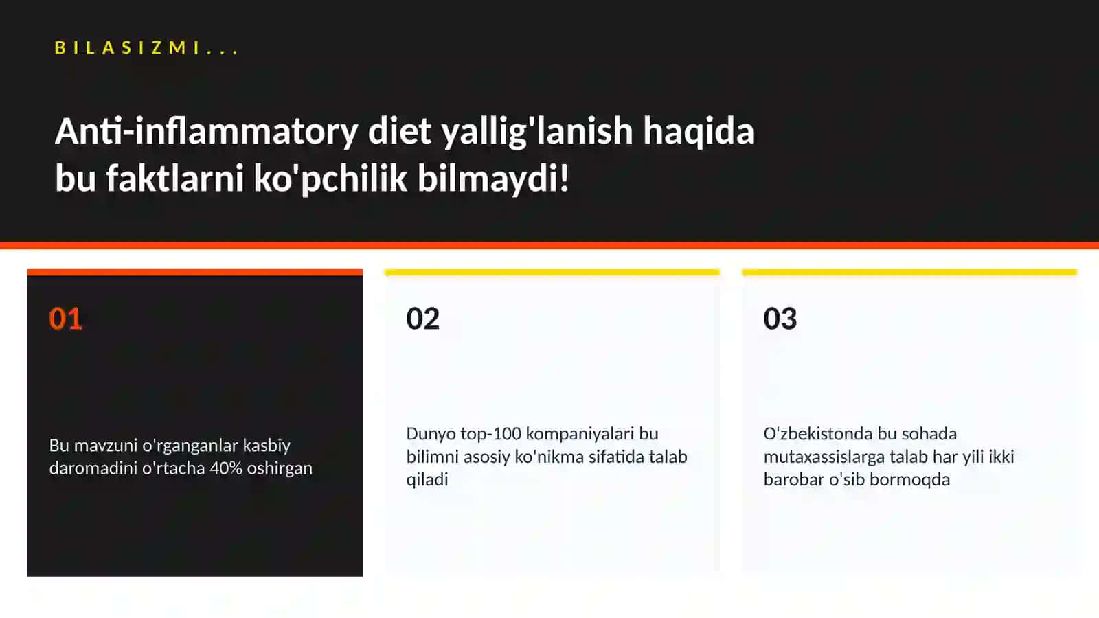 Anti-inflammatory diet yallig'lanish 2