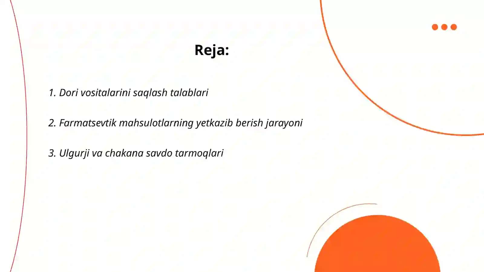 Dori vositalarini saqlash talablari 2
