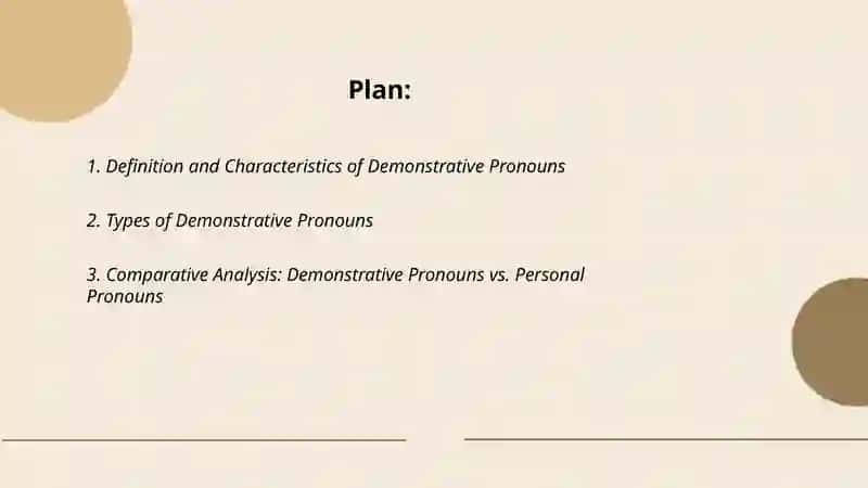 Demonstrative pronouns 2