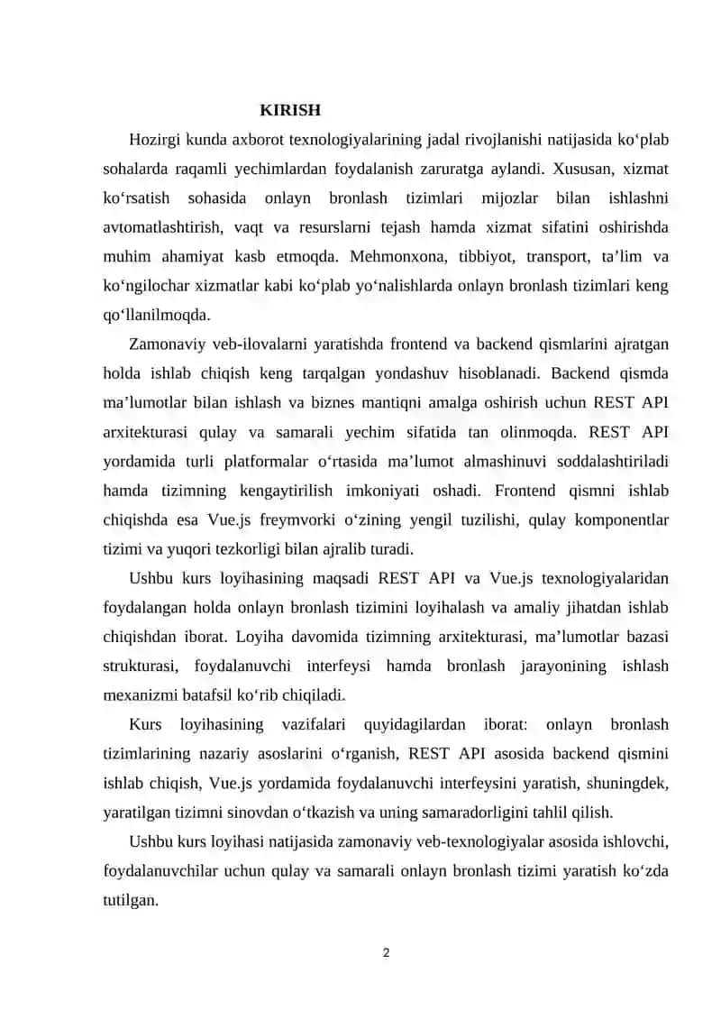 Online bronlash tizimlarining nazariy asoslari 2