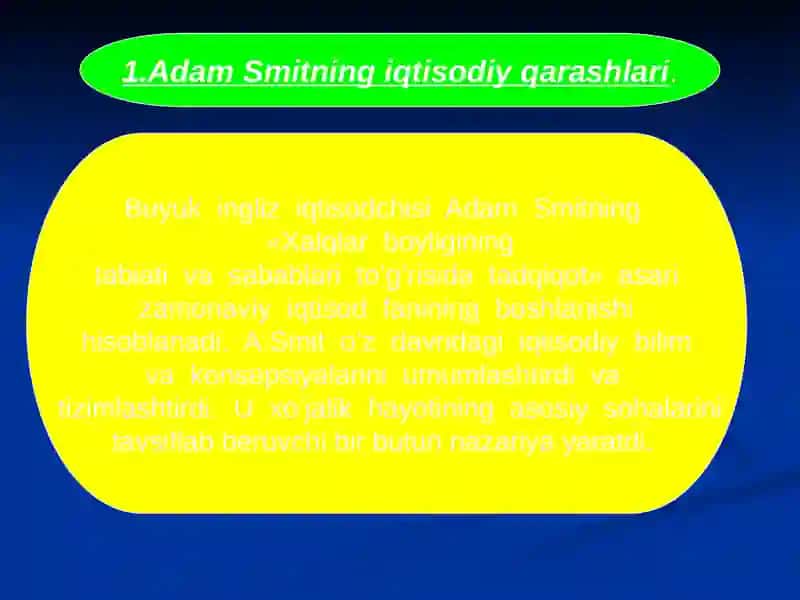 KLASSIK IQTISODIY MAKTABNING TO„LA 2