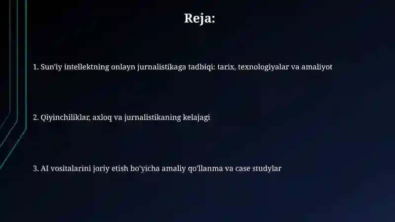 Sun'iy intellektning onlayn jurnalistikaga tadbiqi 2