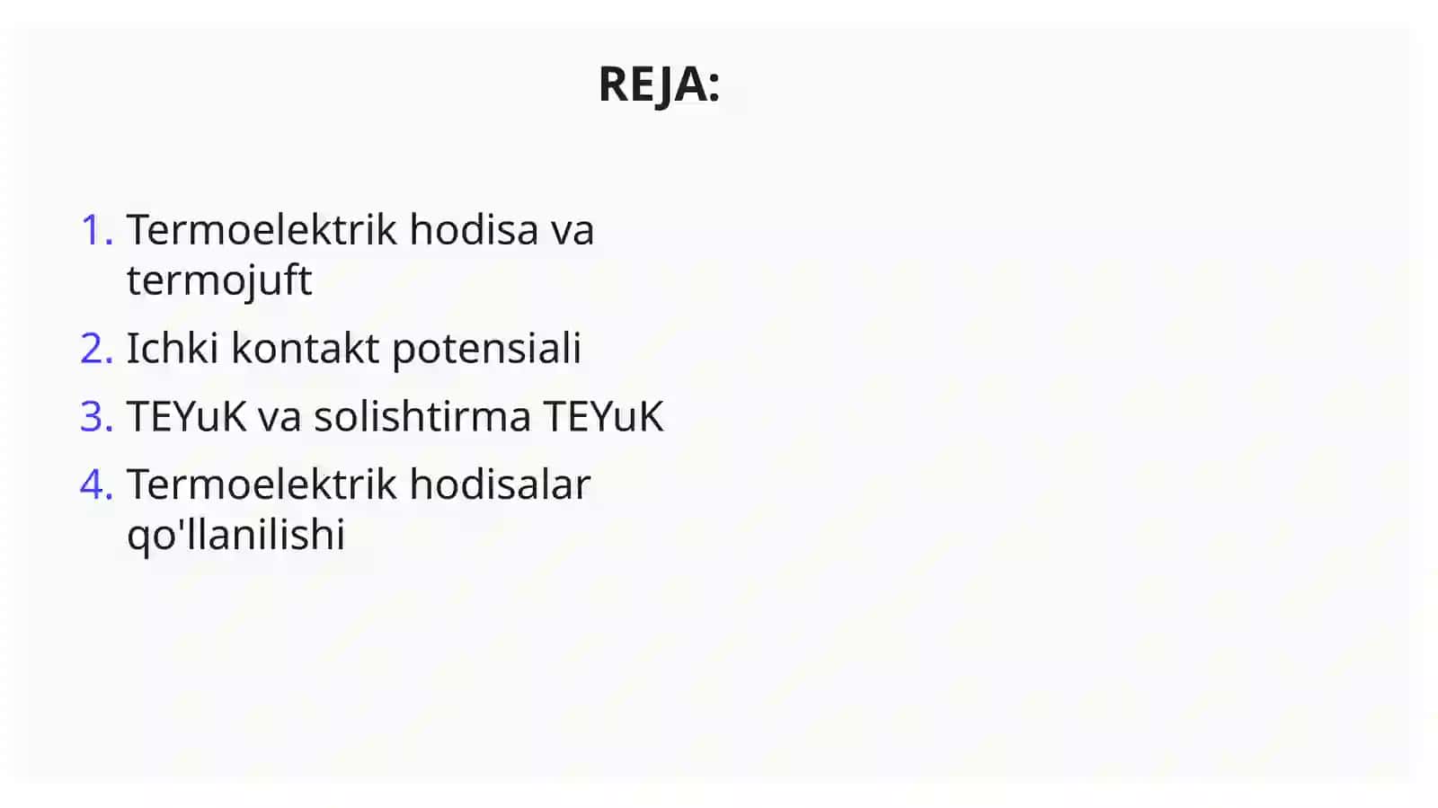Termoelektrik Hodisalar 2