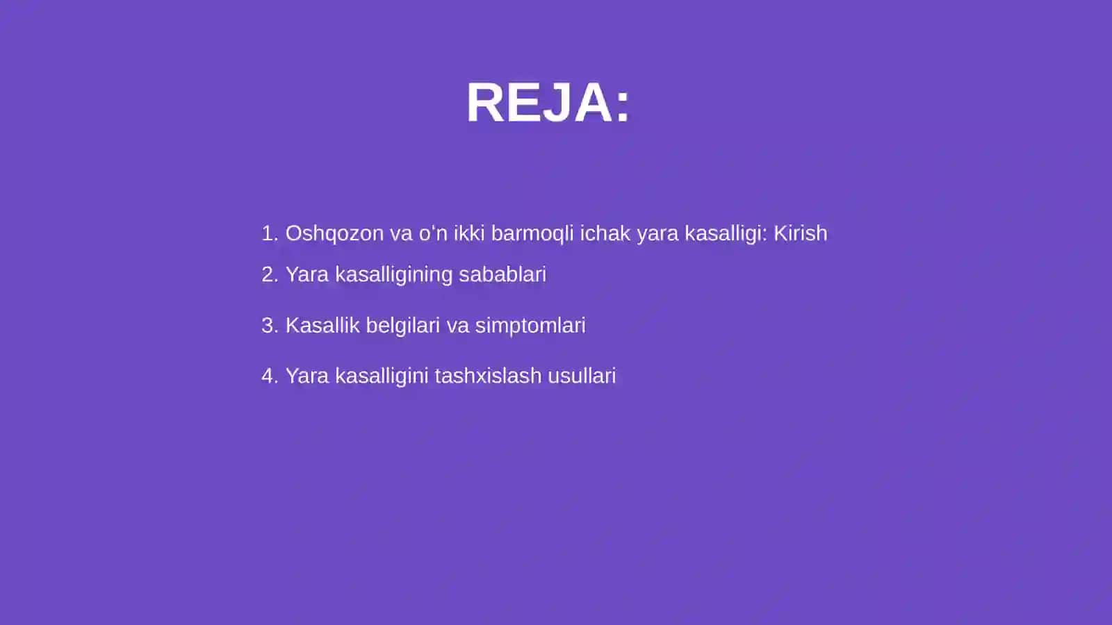 Oshqozon va oʻn ikki barmoqli ichak yara kasalligi 2