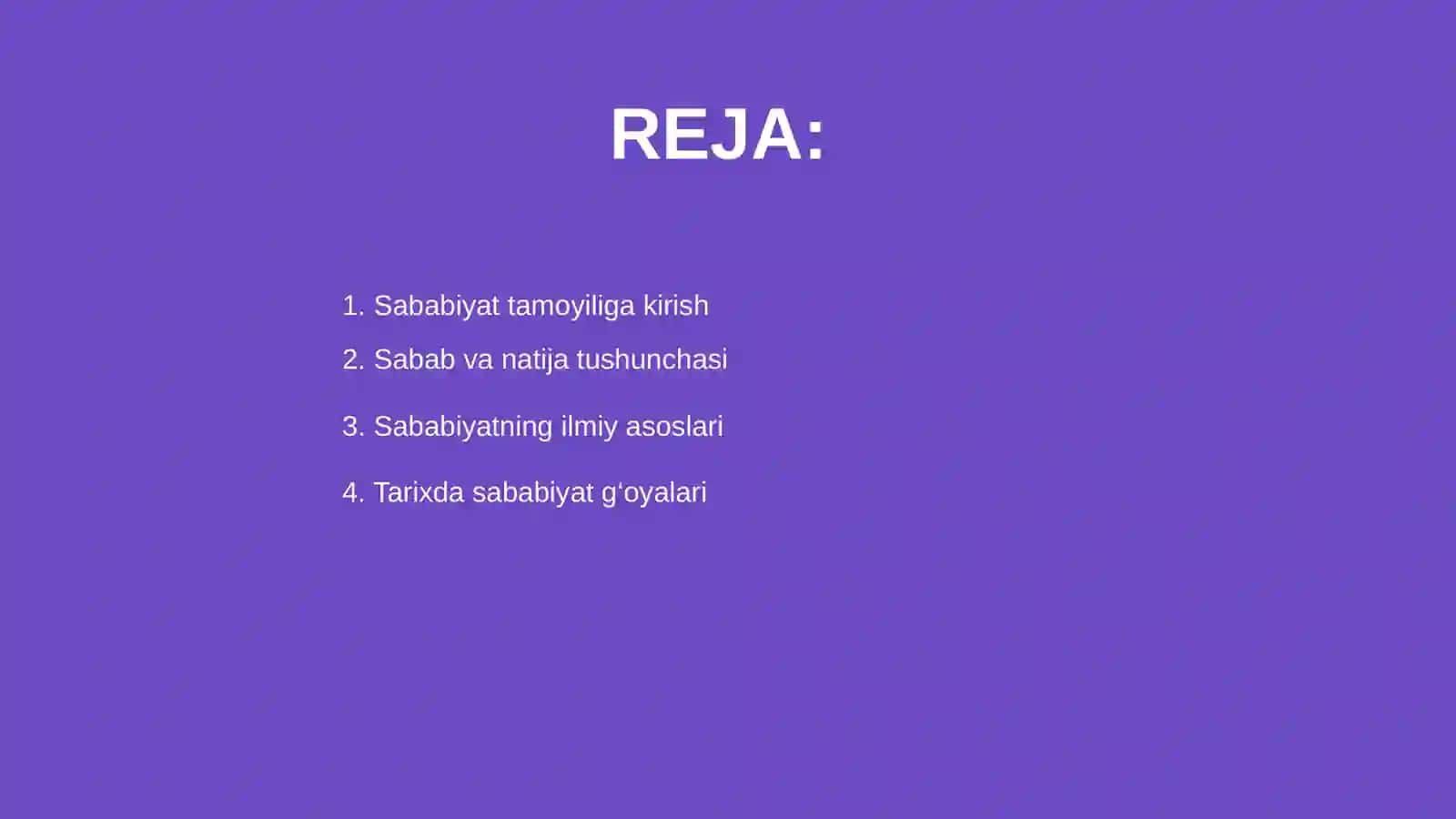 Sababiyat tamoyili 2