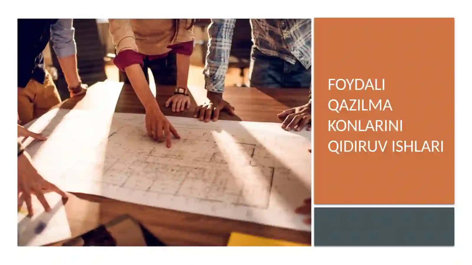 Foydali qazilma konlarini qidiruv ishlari 2