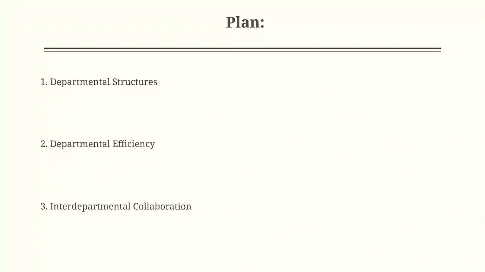 Future of Departments 2