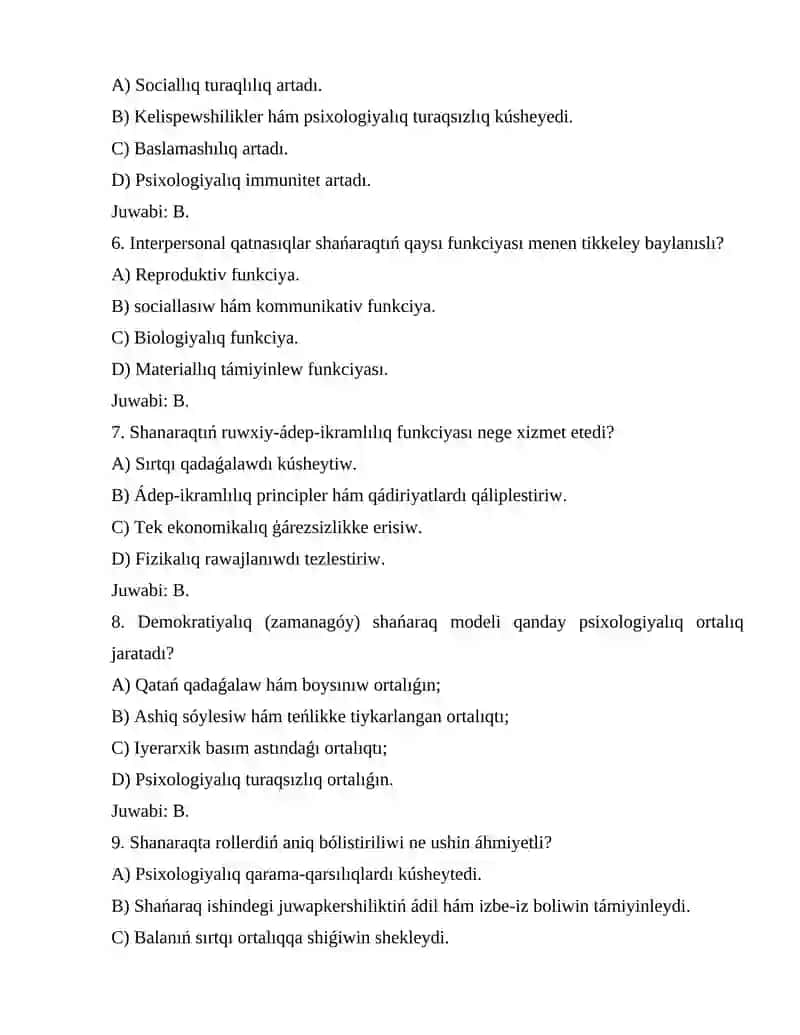 Shanaraq funksiya 2