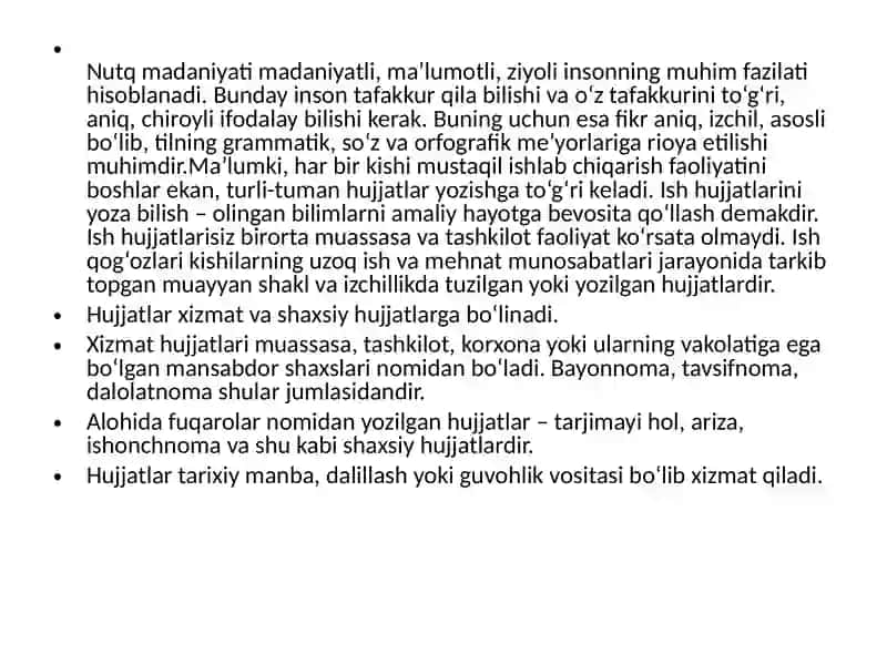 Xizmat yozishmalari. Diplomatik yozishmalar 2