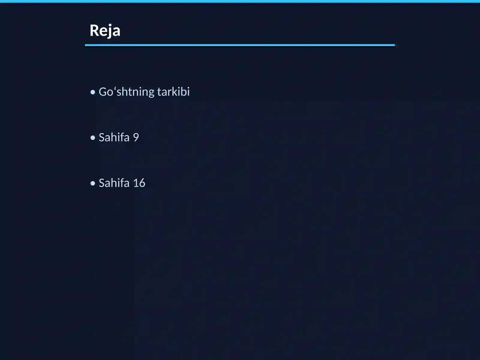 Goʻshtlarning tarkibiy qismi 2