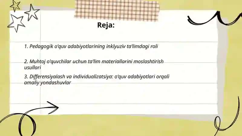 Muhtoj oʻquvchilar bilan ishlash 2