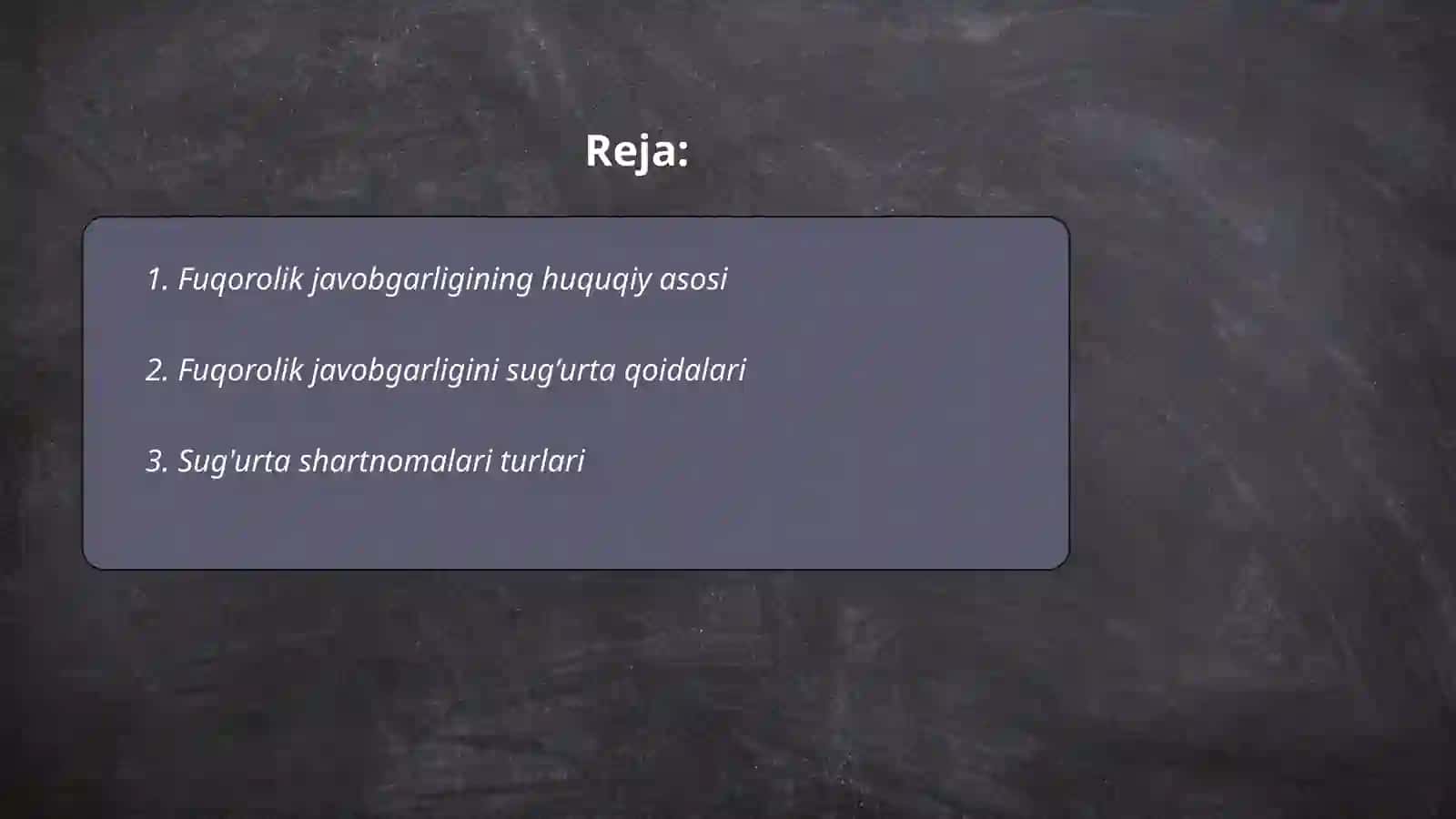Fuqorolik javobgarligini sug’urta qilish 2