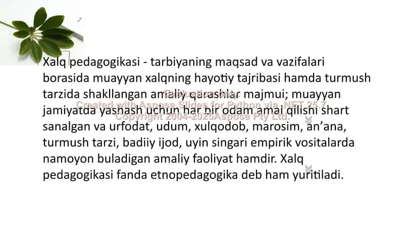 Xalq pedagogikasi 2