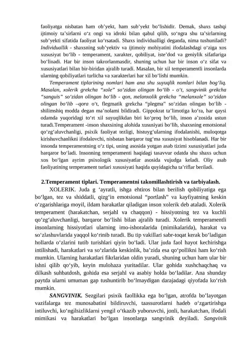 Shaxsning psixologik xususiyatlari 2