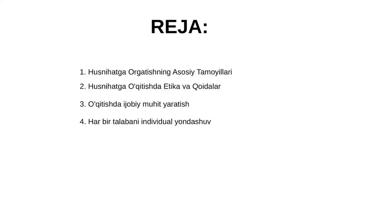 Husnihatga orgatish tamoyillari 2