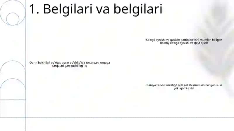 OʻTkir Qorin Muommosi 2
