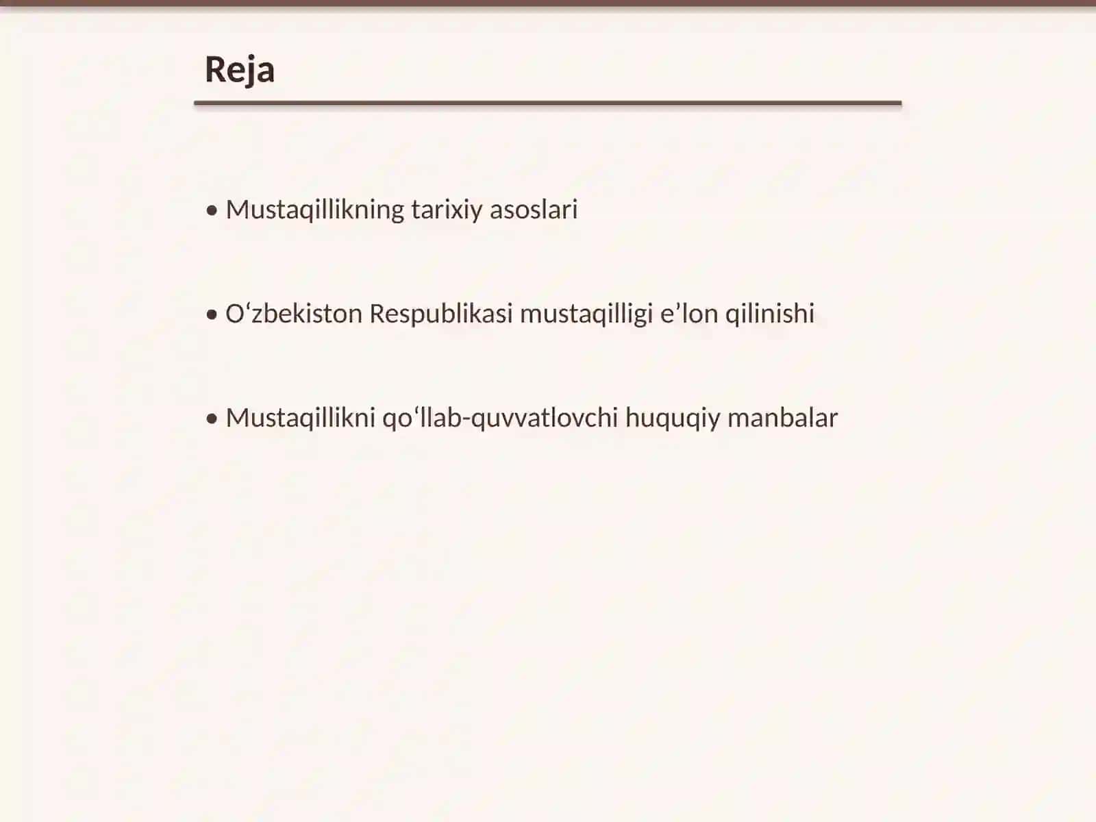 O‘zbekiston Respublikasi mustaqilligi asoslariga oid manbalar 2