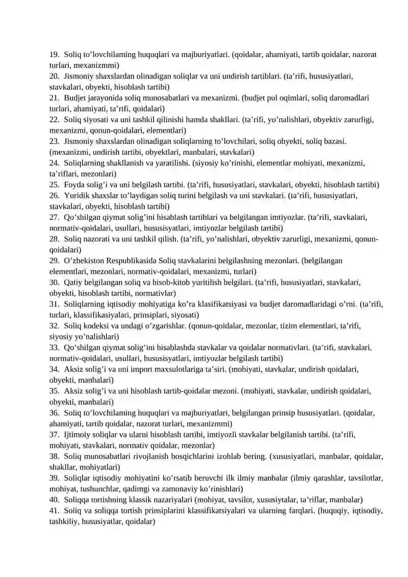 Soliqlarning iqtisodiy mohiyati va prinsiplar 2