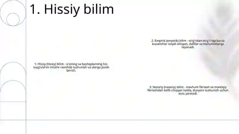 Hissiy bilim 2