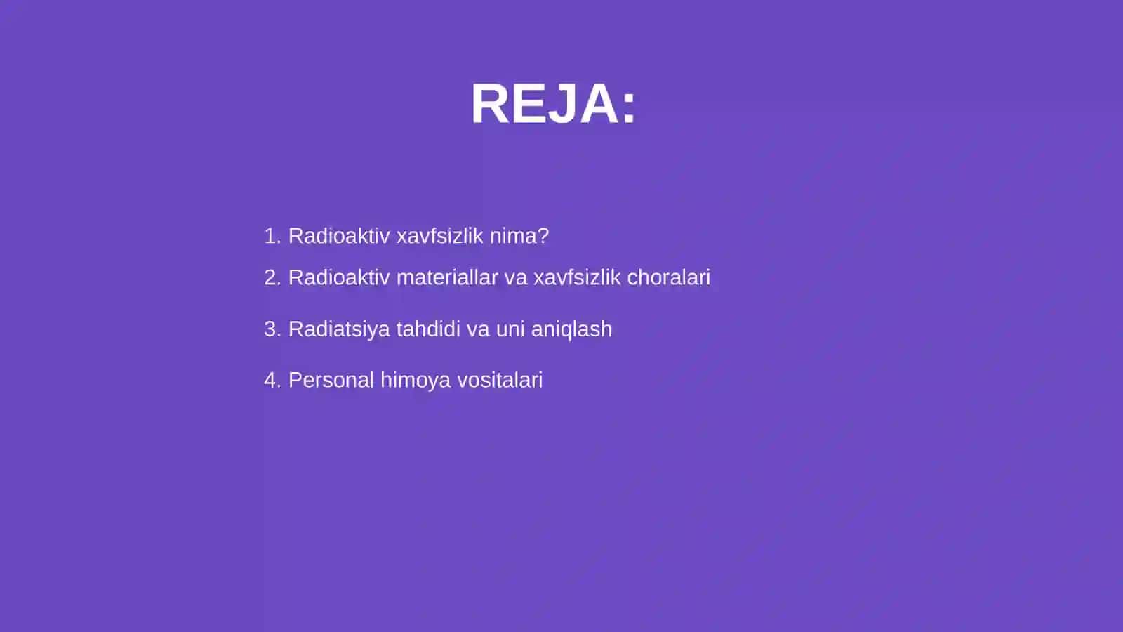 Radioaktiv xavfsizlik 2