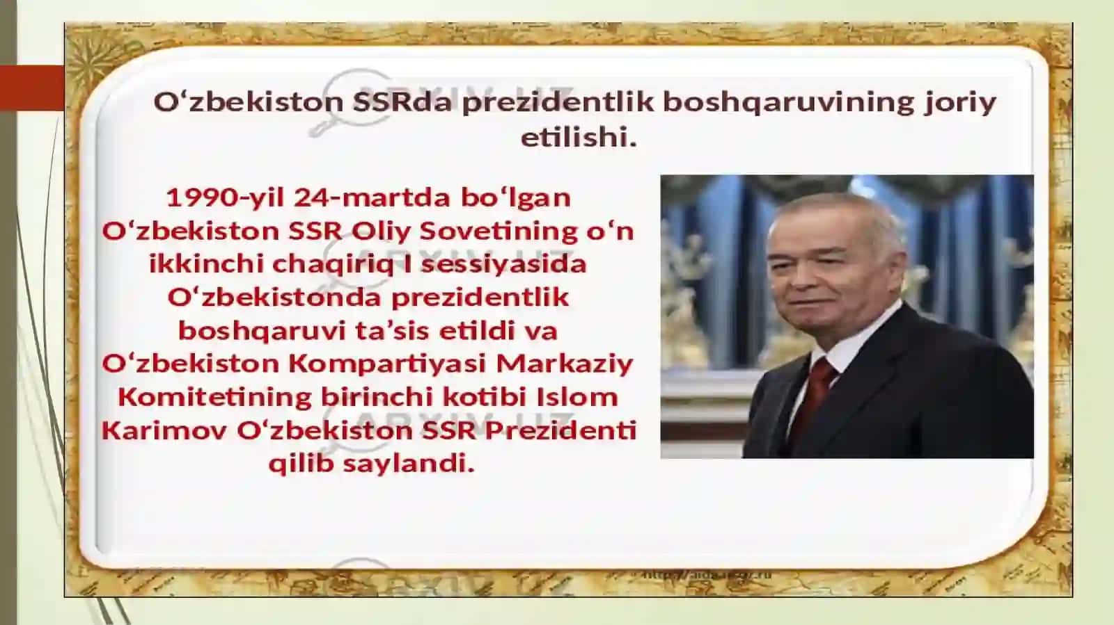 Oʼzbekistonningoʼziga xos istiqlol va taraqqiyot yoʼli 2