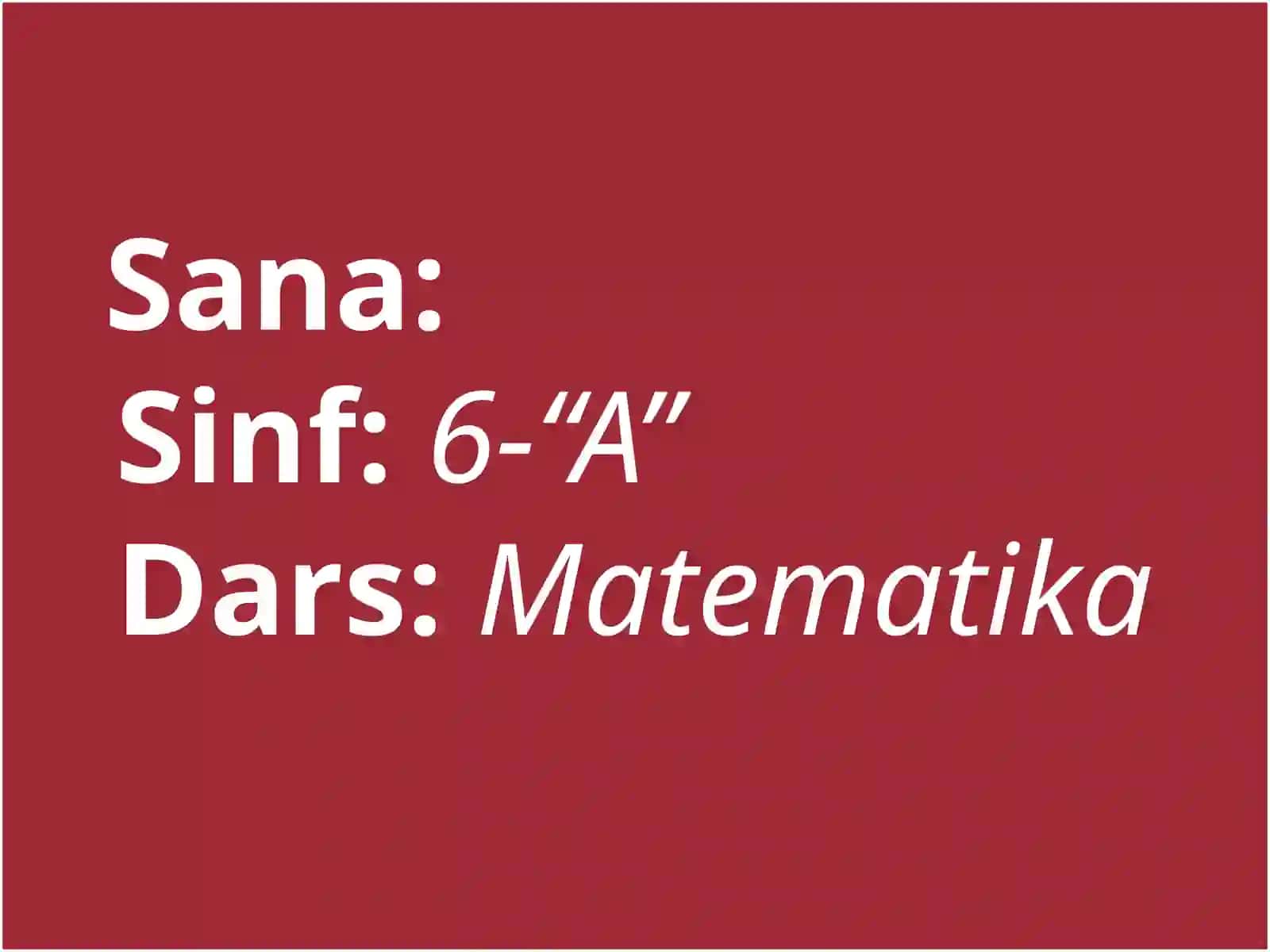 Oddiy kasrlarni bo'lish 2