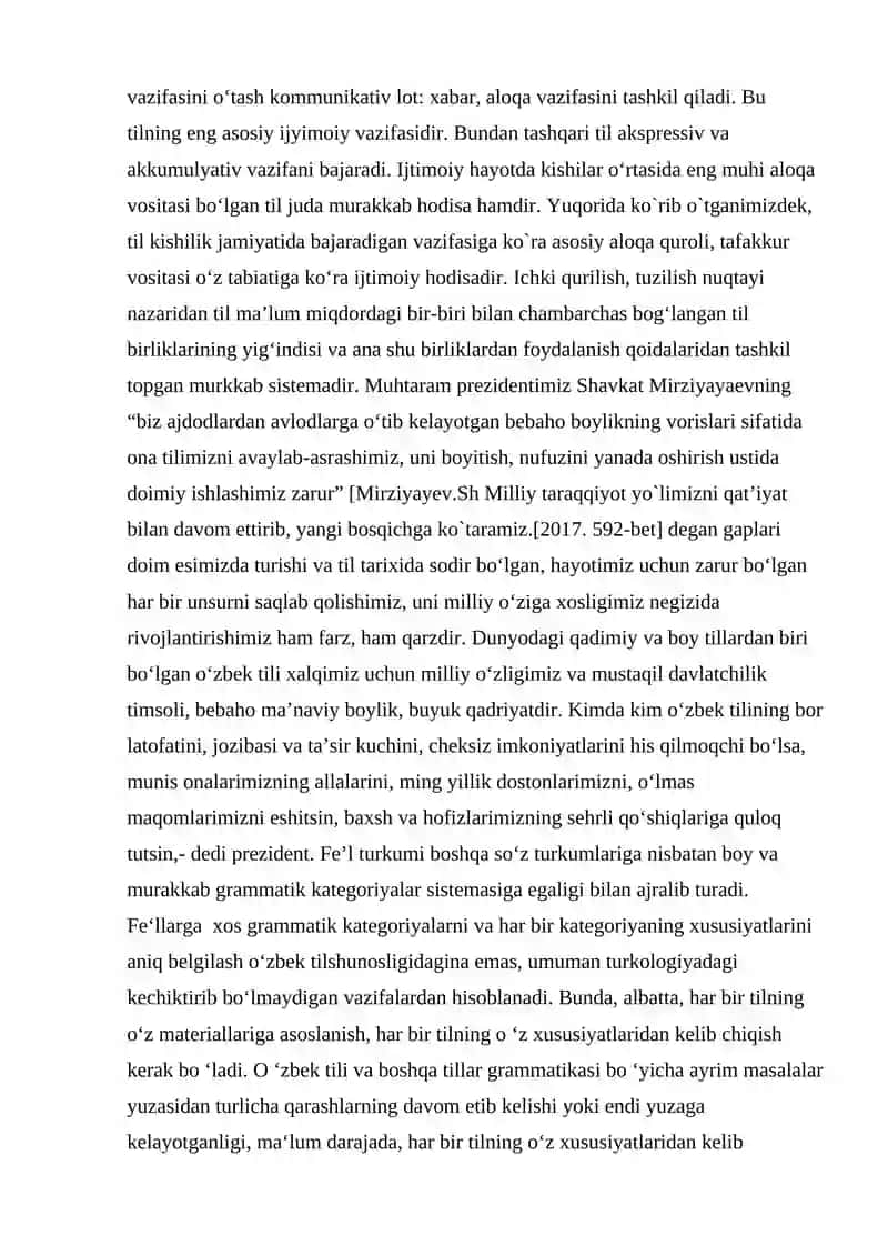 FE’LNING GRAMMATIK KATEGORIYALARI 2