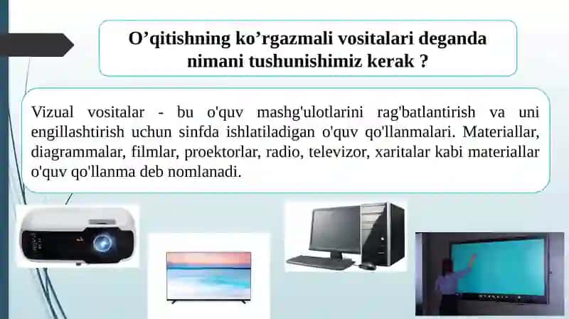 Ko'rgazma vizual vositalar 2