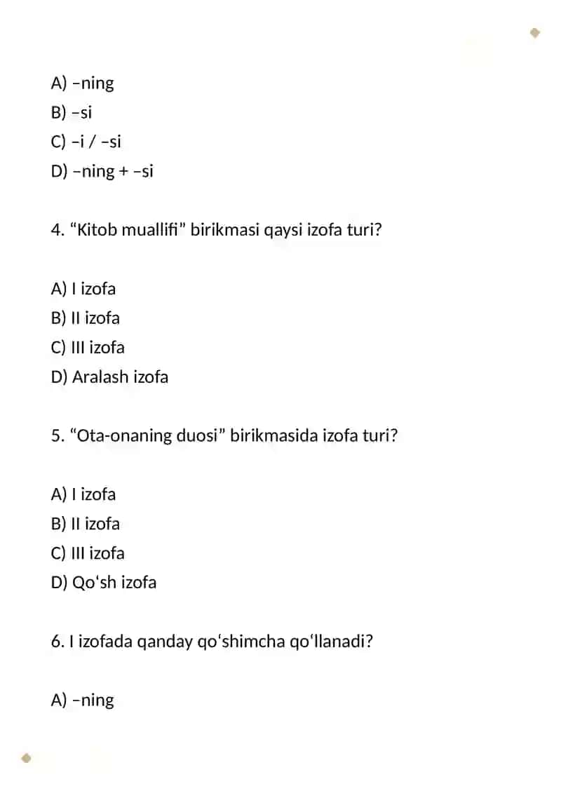 O'zbek tili va adabiyoti yo'nalishi 4-bosqich 2