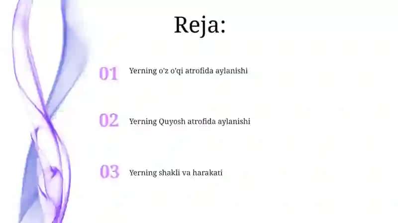 Yeruningshaklivaharakati.Yerningo‘zo‘qivaQuyoshatrofidaaylanishi 2