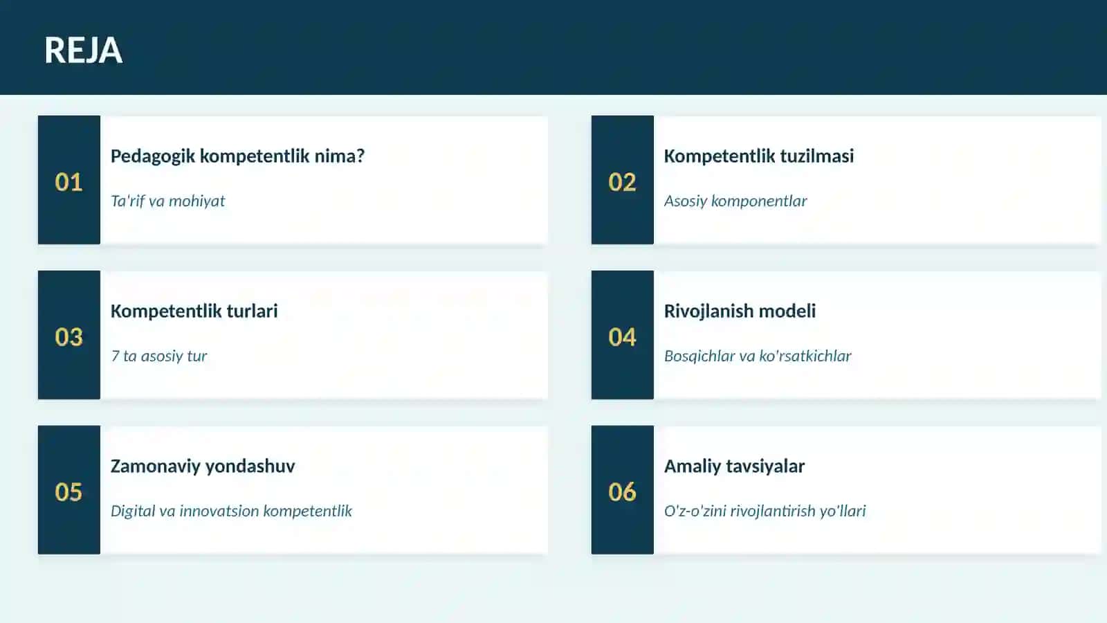 O'qituvchi mahoratining asosi va rivojlanish yo'llari 2