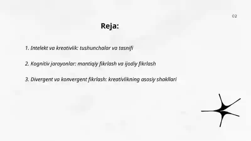 Intelekt va kreativlik 2
