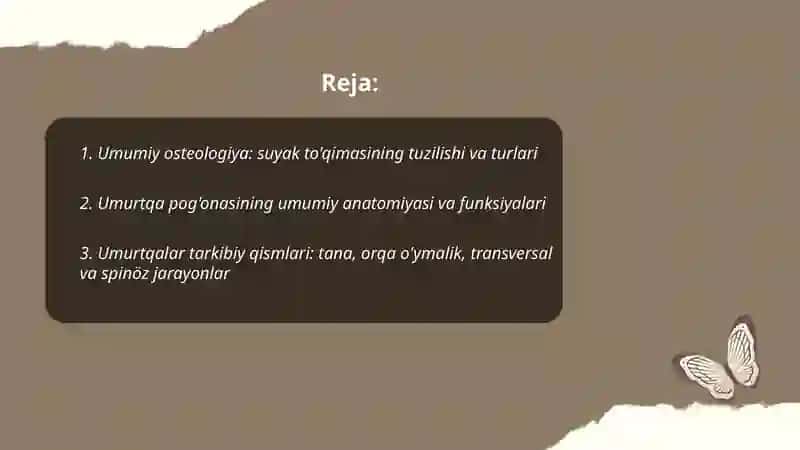 Umumiy osteologiya 2