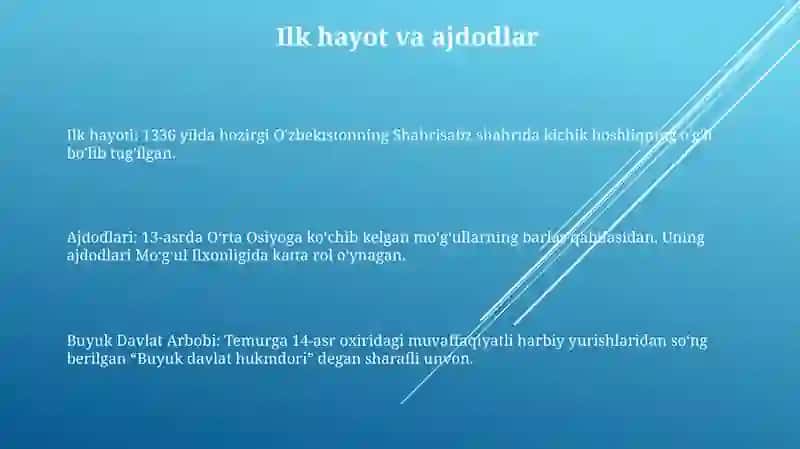 Amir Temur Buyuk Davlat Arbobi 2