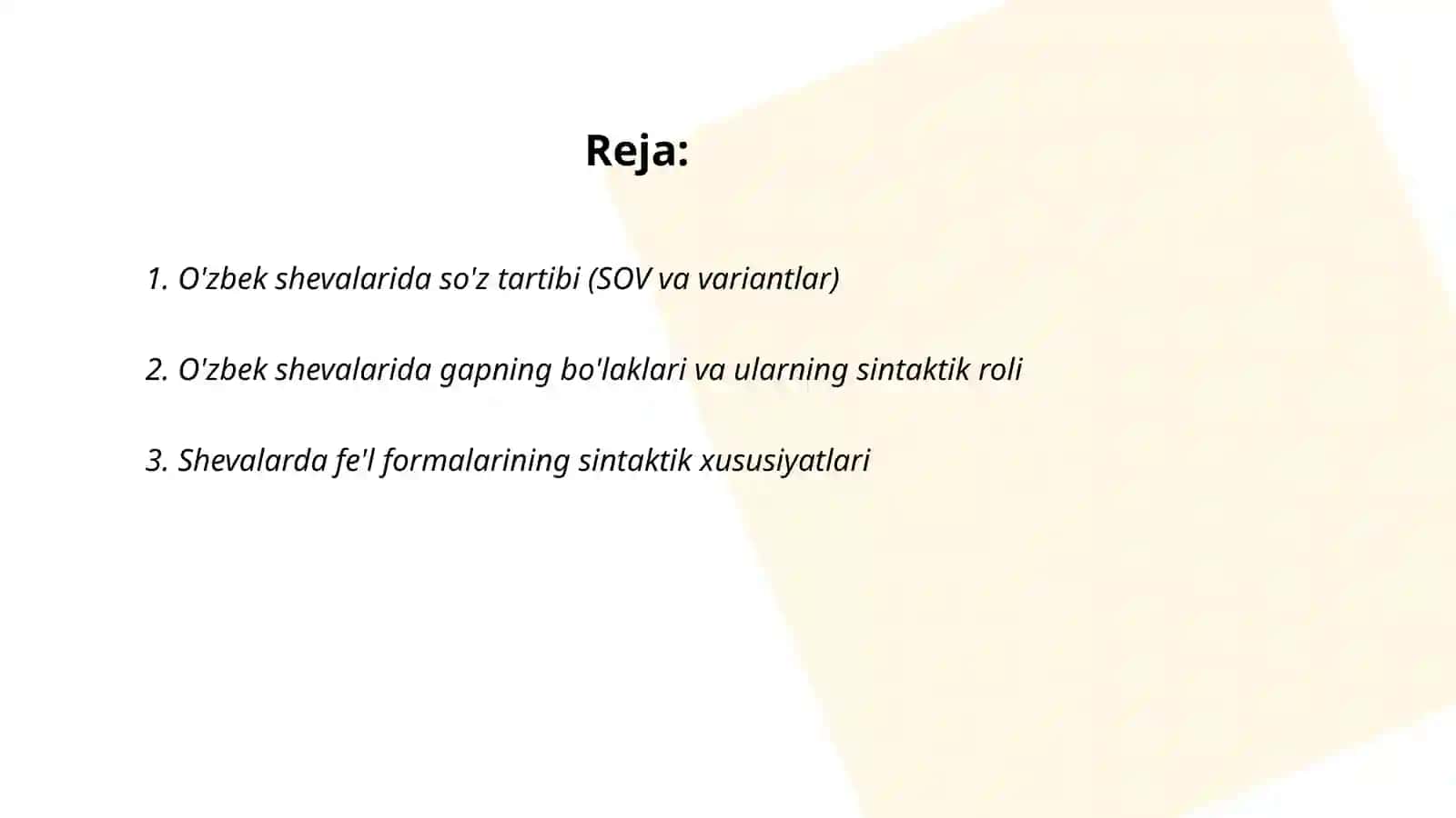 O'zbek shevalarida sintaksis 2