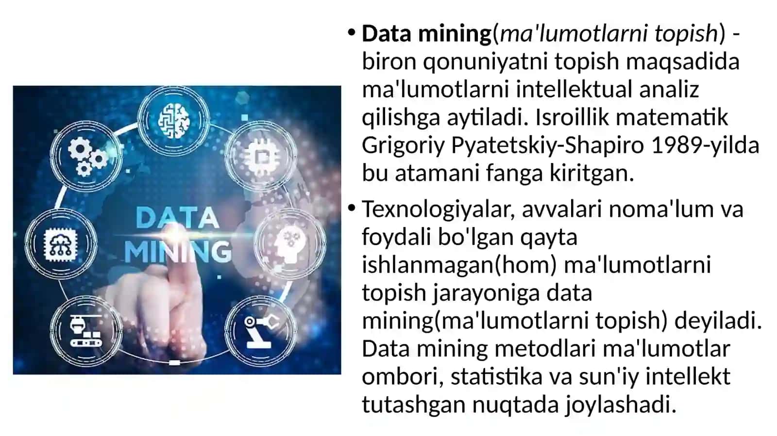 Data Mining-ga kirish 2