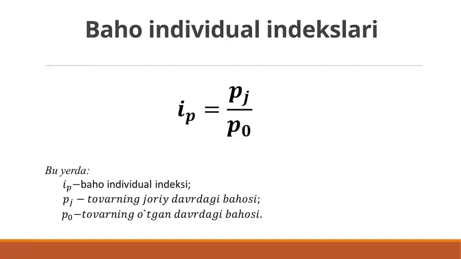 Statistik indekslar seminar 2