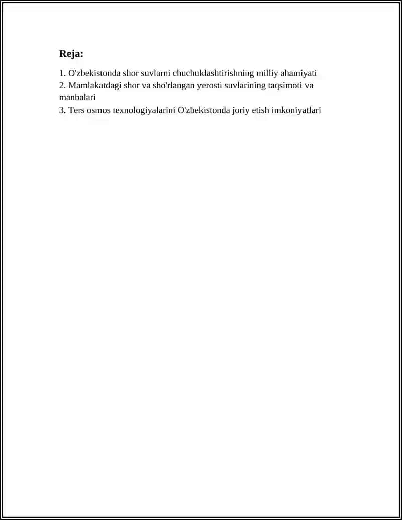 O‘ZBEKISTON RESPUBLIKASI OLIY TA’LIM FAN VA INNOVATSIYA VAZIRLIGI 25-MAKTAB 11B SINF REFERAT 2