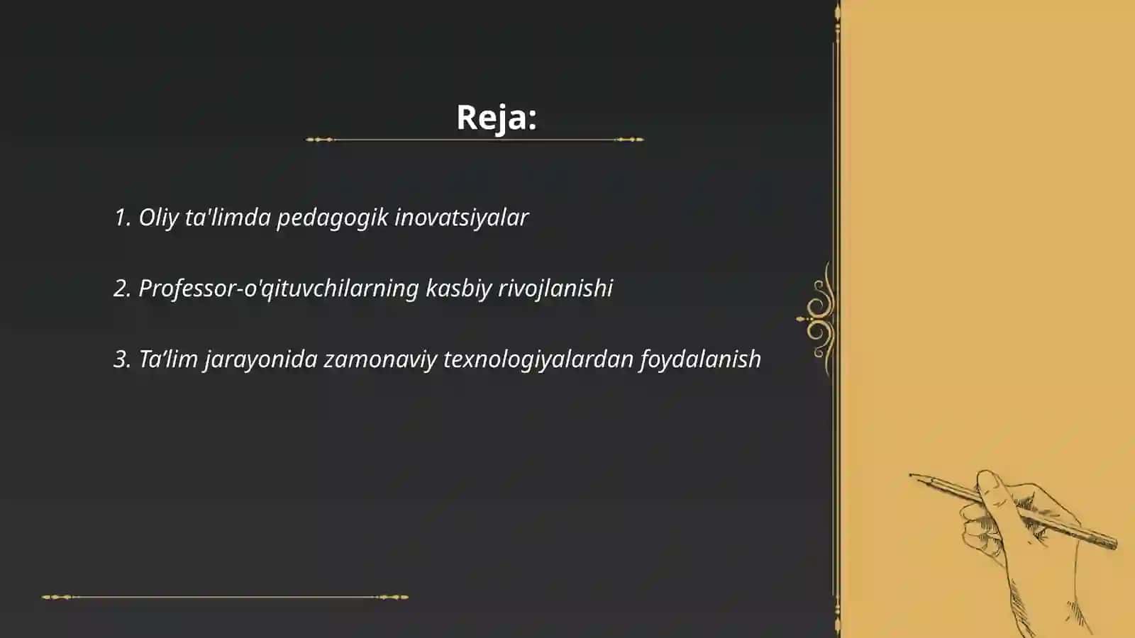 Oliy ta'lim professor-óqituvchisining kasbiy faoliyati 2