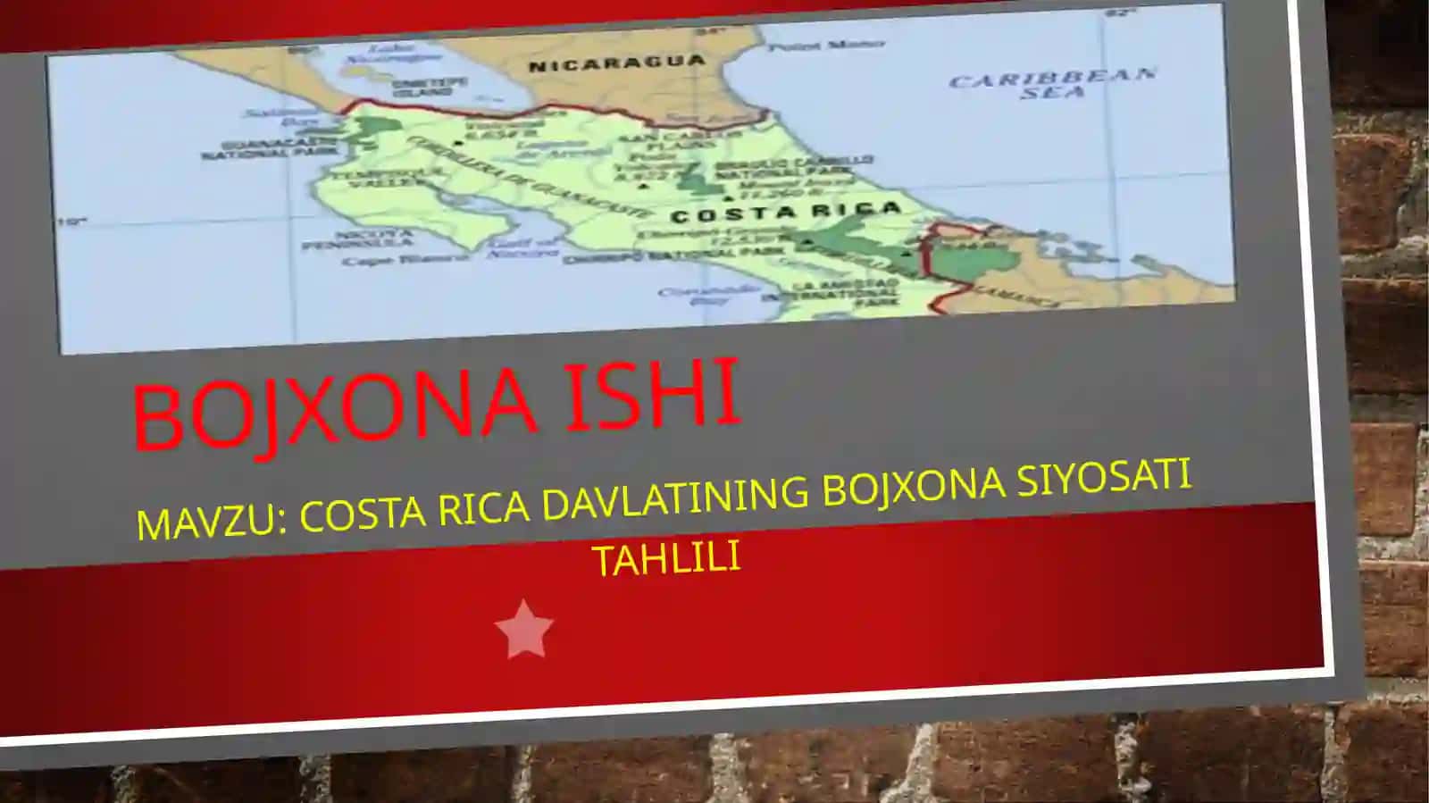 Costaricadavlatining bojxonasi tahlili 2