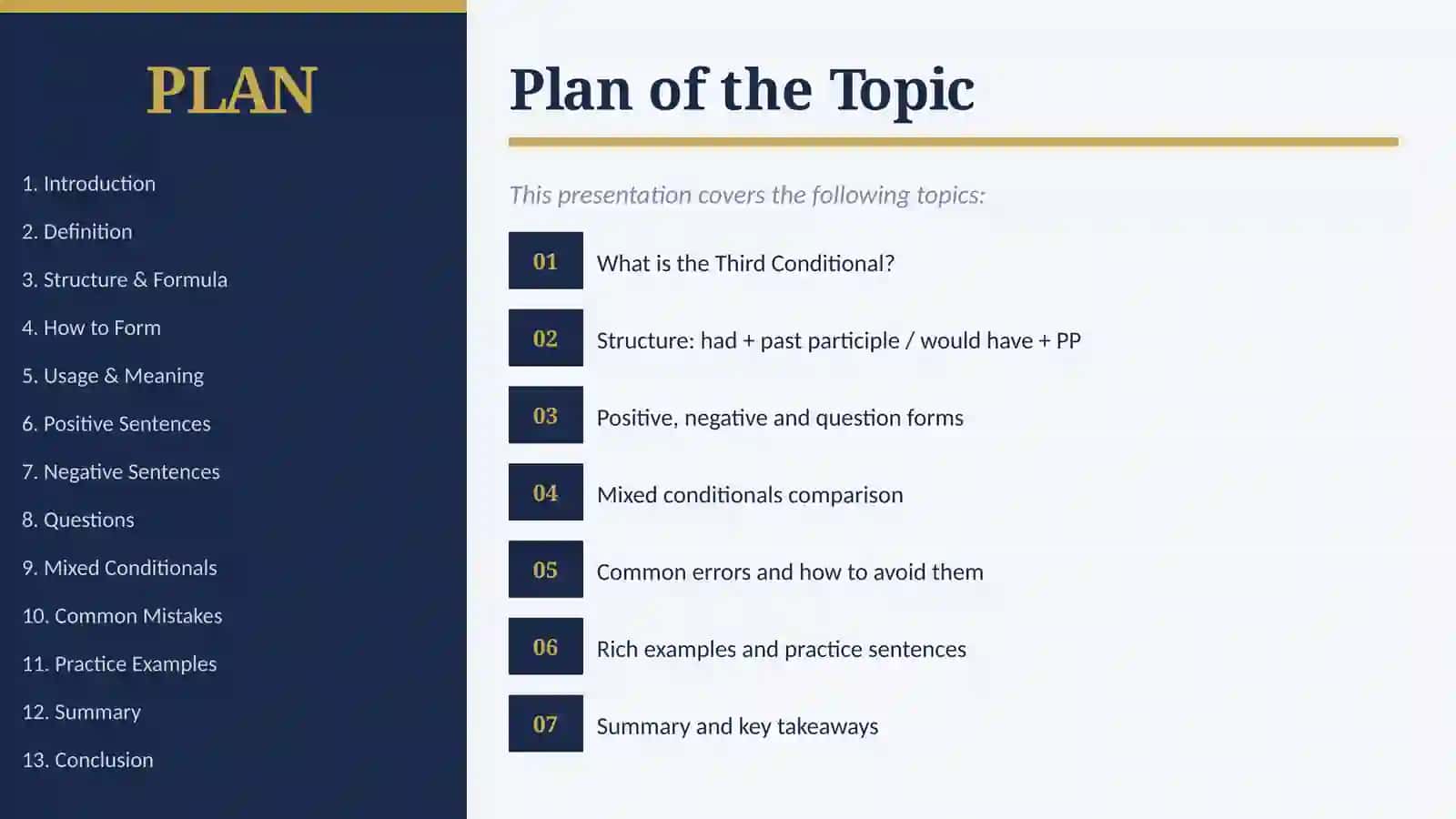 The Third Conditional 2