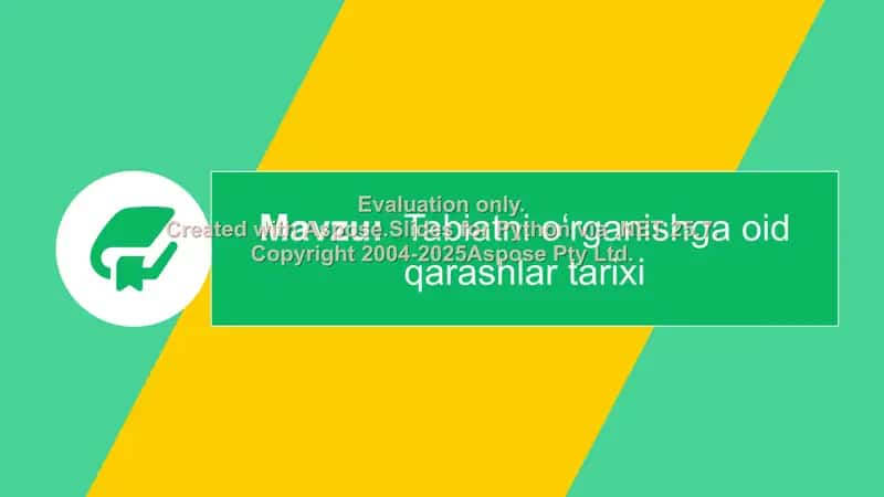 Madaniyatning Tabiatni O'rganishga oid Qarashlar Tarixi 2