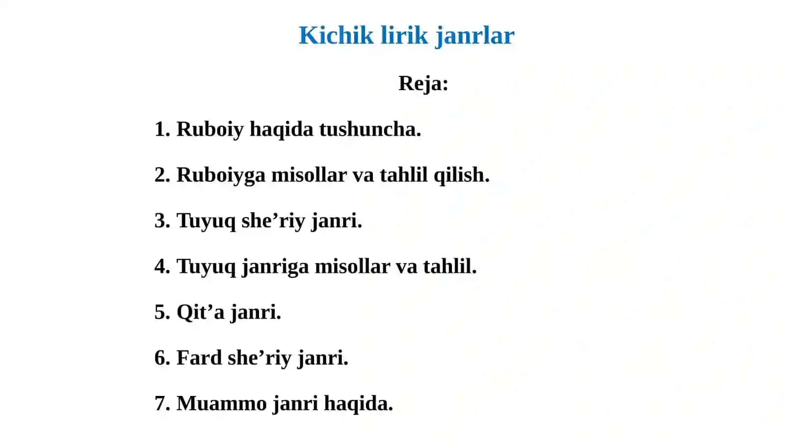 MUMTOZ SHE’RIYAT 2