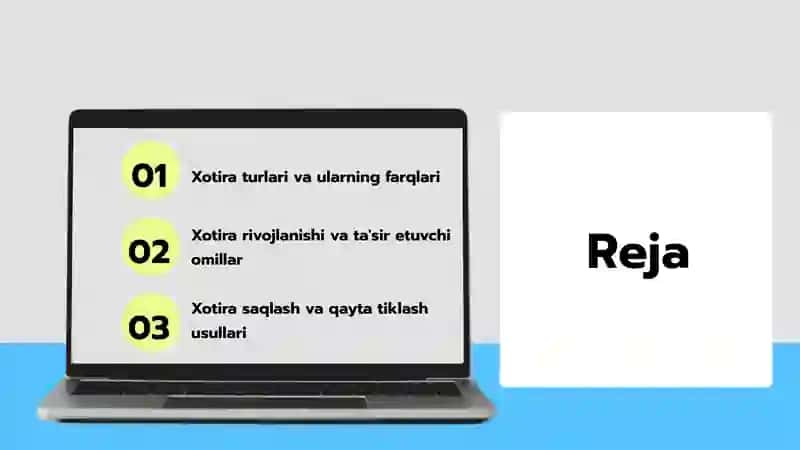 Xotira turlari va ularning farqlari 2