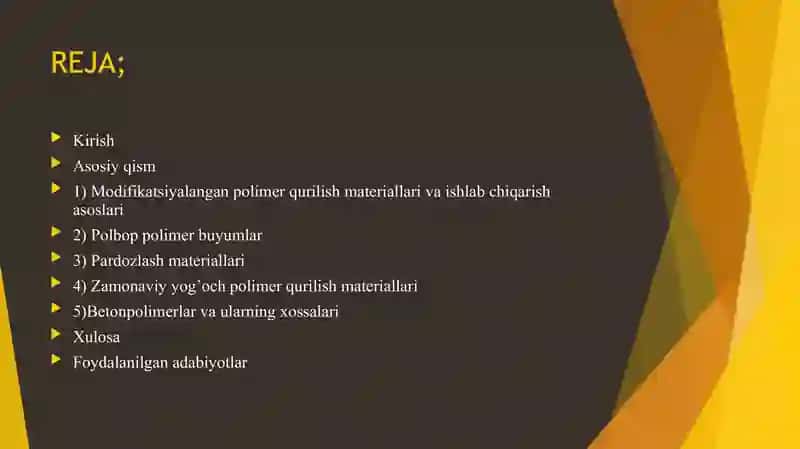 Zamonaviy polimer qurilish materiallari 2