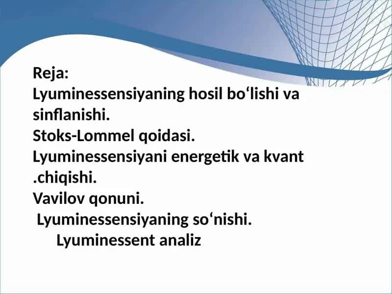 Lyuminessent analiz 2