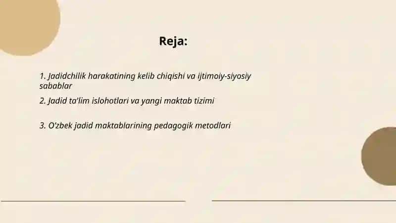 Oʻzbekistonda jadidchilik harakatlari 2
