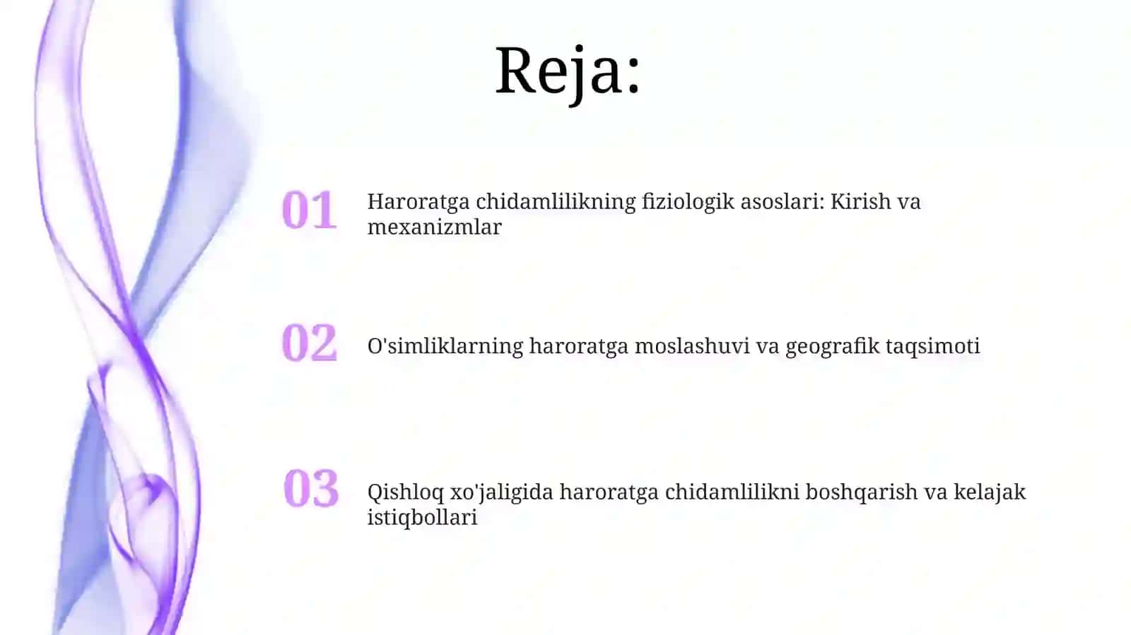 O‘simliklarning turli haroratlar ta’siri 2