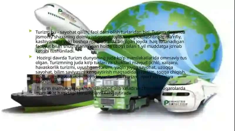 Turizmda transportning ekologiyaga taʼsiri 2